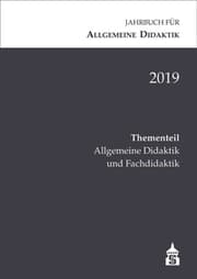 Cover von Jahrbuch für Allgemeine Didaktik 2019