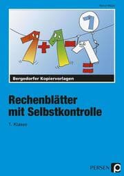 Cover von Rechenblätter mit Selbstkontrolle - 1. Klasse
