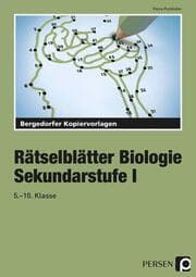 Cover von Rätselblätter Biologie