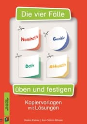 Cover von Die vier Fälle - Nominativ, Genitiv, Dativ, Akkusativ üben und festigen