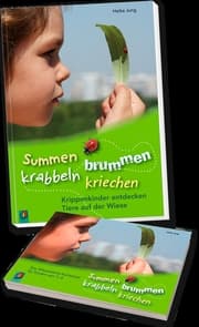 Cover von Paket: 'Summen, brummen, krabbeln, kriechen' Krippenkinder entdecken Tiere auf der Wiese