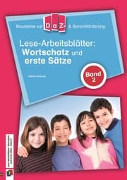 Cover von Lese-Arbeitsblätter: Wortschatz und erste Sätze - Band 2