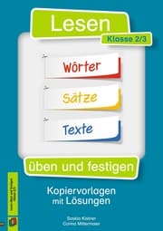 Cover von Lesen üben und festigen - Klasse 2/3
