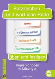 Cover von Satzzeichen und wörtliche Rede üben und festigen