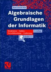 Cover von Algebraische Grundlagen der Informatik