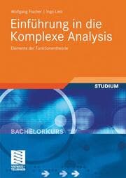 Cover von Einführung in die Komplexe Analysis