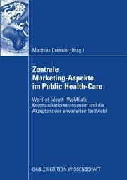Cover von Zentral Marketing-Aspekte im Public Health-Care