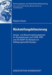 Cover von Rückstellungsbilanzierung