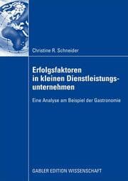 Cover von Erfolgsfaktoren in kleinen Dienstleistungsunternehmen