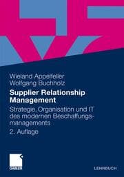 Cover von Supplier Relationship Management