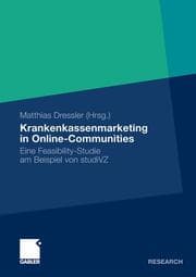 Cover von Krankenkassenmarketing in Online-Communities