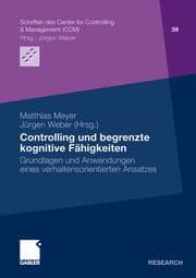 Cover von Controlling und begrenzte kognitive Fähigkeiten