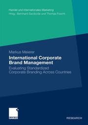 Cover von International Corporate Brand Management