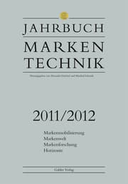 Cover von Jahrbuch Markentechnik 2011/2012