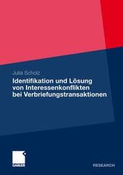 Cover von Identifikation und Lösung von Interessenkonflikten bei Verbriefungstransaktionen