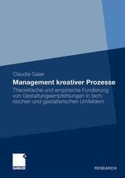 Cover von Management kreativer Prozesse