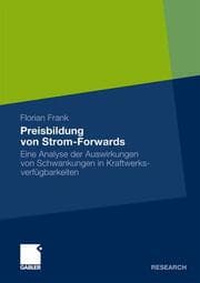 Cover von Preisbildung von Strom-Forwards