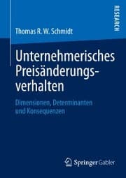 Cover von Unternehmerisches Preisänderungsverhalten