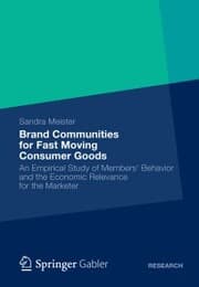 Cover von Brand Communities for Fast Moving Consumer Goods