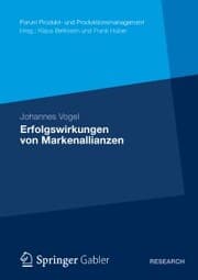 Cover von Erfolgswirkungen von Markenallianzen