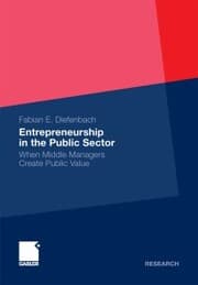 Cover von Entrepreneurship in the Public Sector