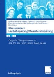 Cover von Klausurenbuch Laufbahnprüfung/ Steuerberaterprüfung