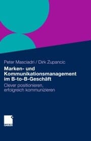 Cover von Marken- und Kommunikationsmanagement im B-to-B-Geschäft