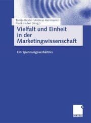 Cover von Vielfalt und Einheit in der Marketingwissenschaft