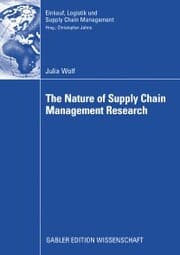 Cover von The Nature of Supply Chain Management Research