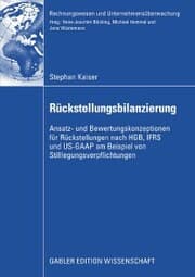 Cover von Rückstellungsbilanzierung