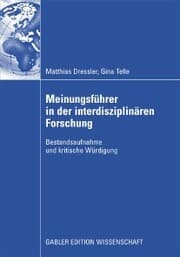 Cover von Meinungsführer in der interdisziplinären Forschung