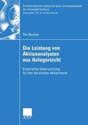 Cover von Die Leistung von Aktienanalysten aus Anlegersicht