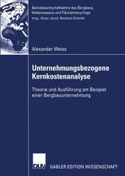 Cover von Unternehmensbezogene Kernkostenanalyse