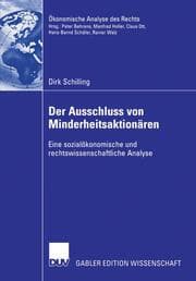 Cover von Der Ausschluss von Minderheitsaktionären