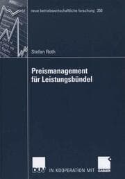 Cover von Preismanagement für Leistungsbündel