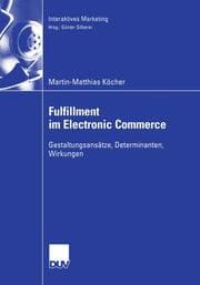Cover von Fulfillment im Electronic Commerce