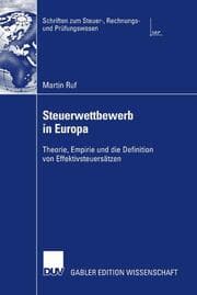 Cover von Steuerwettbewerb in Europa