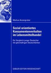 Cover von Sozial orientiertes Konsumentenverhalten im Lebensmittelhandel