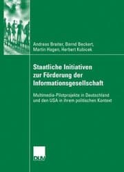 Cover von Staatliche Initiativen zur Förderung der Informationsgesellschaft