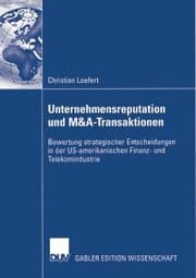 Cover von Unternehmensreputation und M&A-Transaktionen