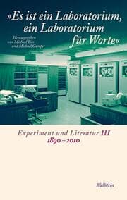 Cover von 'Es ist ein Laboratorium, ein Laboratorium für Worte'