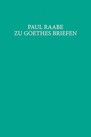 Cover von Zu Goethes Briefen