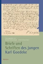 Cover von Briefe und Schriften des jungen Karl Goedeke