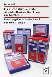 Cover von Franz Kafka-Ausgabe. Historisch-Kritische Edition sämtlicher Handschriften, Drucke und Typoskripte.