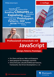 Cover von Professionell entwickeln mit JavaScript