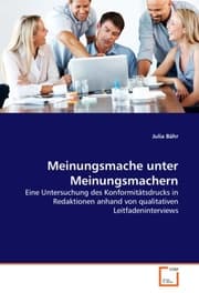Cover von Meinungsmache unter Meinungsmachern