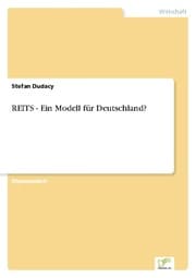Cover von REITS - Ein Modell für Deutschland?