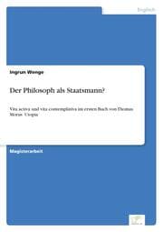 Cover von Der Philosoph als Staatsmann?
