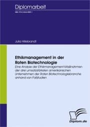 Cover von Ethikmanagement in der Roten Biotechnologie