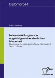 Cover von Lebenserzählungen von Angehörigen einer deutschen Minderheit